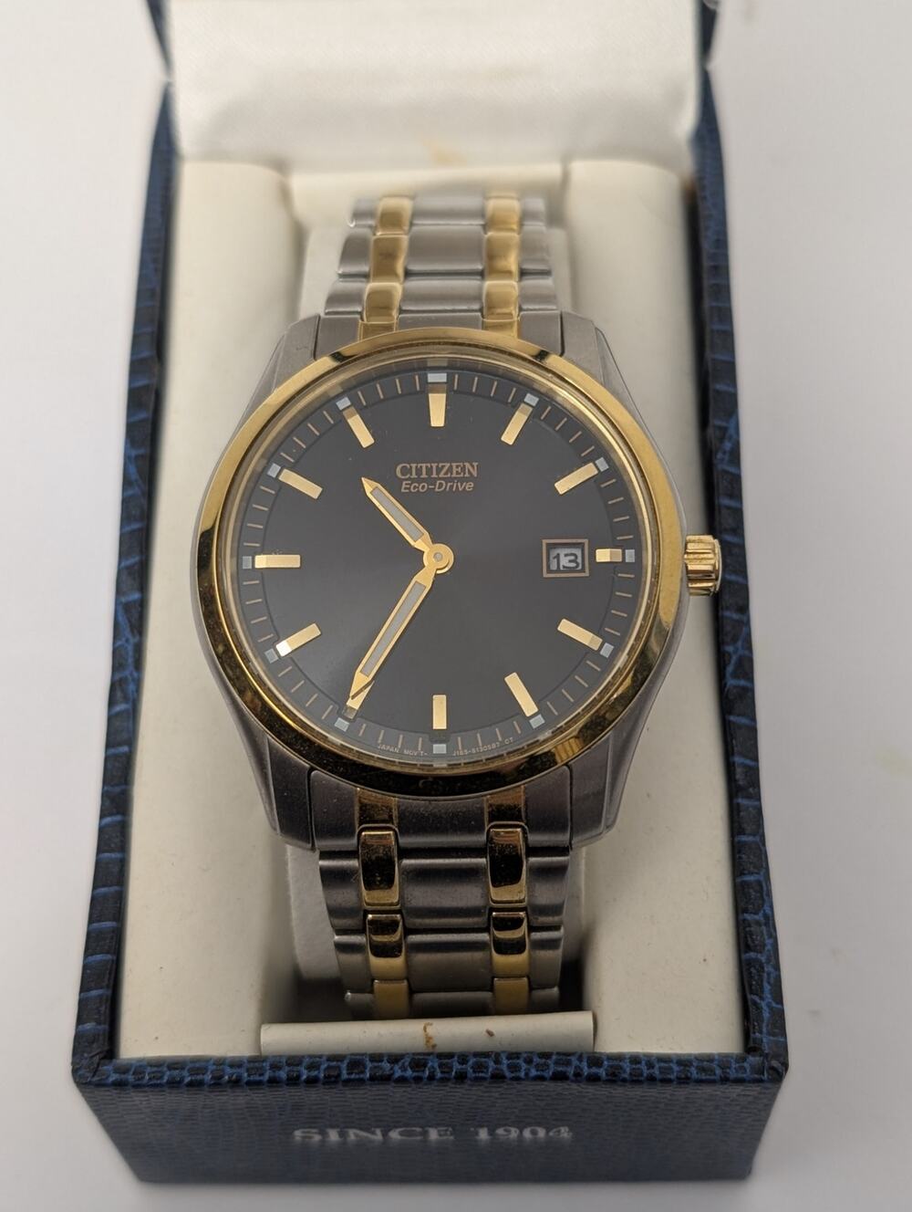 Citizen Eco-Drive Men's Two-Tone Solar Powered Watch  J165-S091241